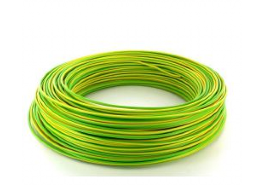 Cablu electric FY 1.5 Romcab culoare galben-verde Cod HO7V-U